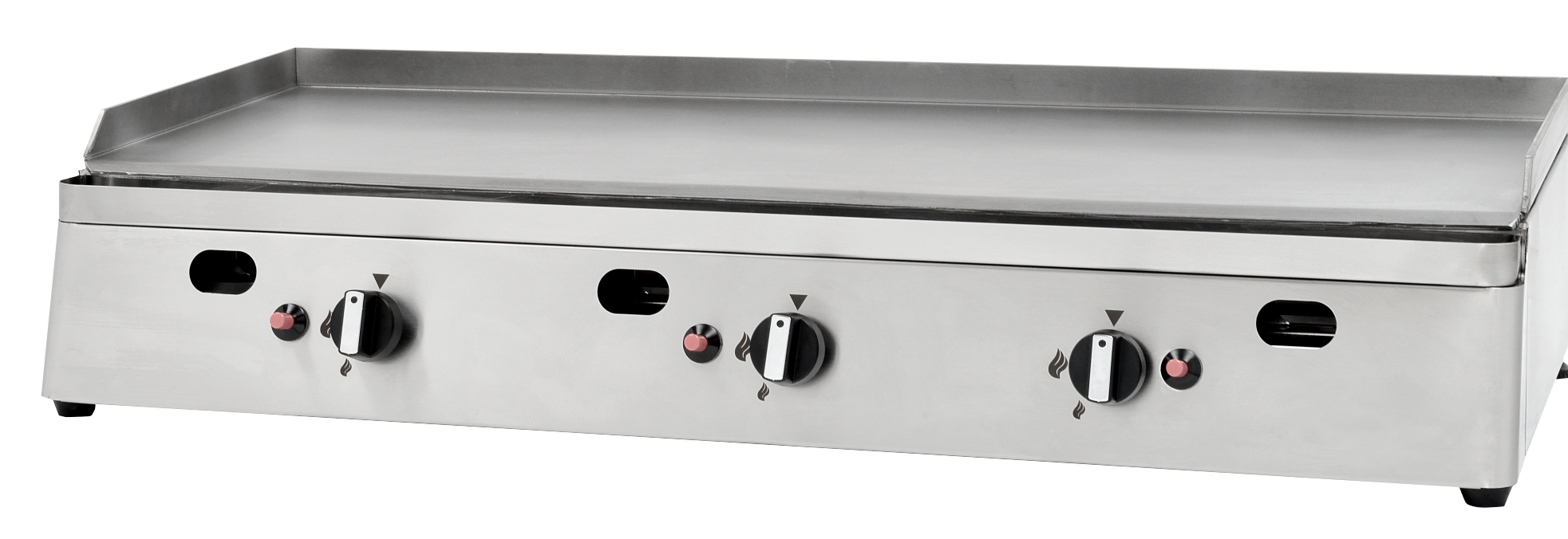 Plancha de gas industrial